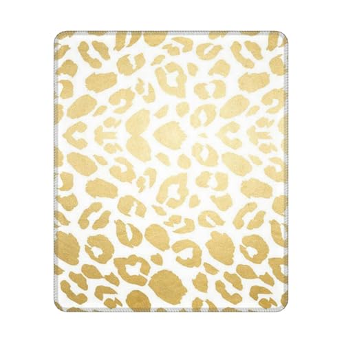 Hyaszst Goldener Leopardendruck, Quadratisches Mauspad, rutschfestes, wasserdichtes Mauspad Hyaszst Goldener Leopardendruck, Quadratisches Mauspad, rutschfestes, wasserdichtes Mauspad von Hyaszst