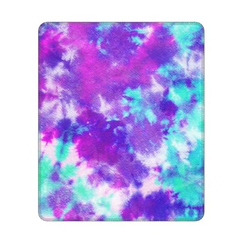 Hyaszst Lila Blau Batik, Quadratisches Mauspad, rutschfestes, wasserdichtes Mauspad Hyaszst Lila Blau Batik, Quadratisches Mauspad, rutschfestes, wasserdichtes Mauspad von Hyaszst