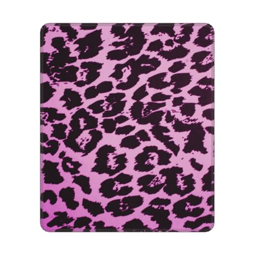 Hyaszst Lila Leopardenmuster, Quadratisches Mauspad, rutschfestes, wasserdichtes Mauspad Hyaszst Lila Leopardenmuster, Quadratisches Mauspad, rutschfestes, wasserdichtes Mauspad von Hyaszst