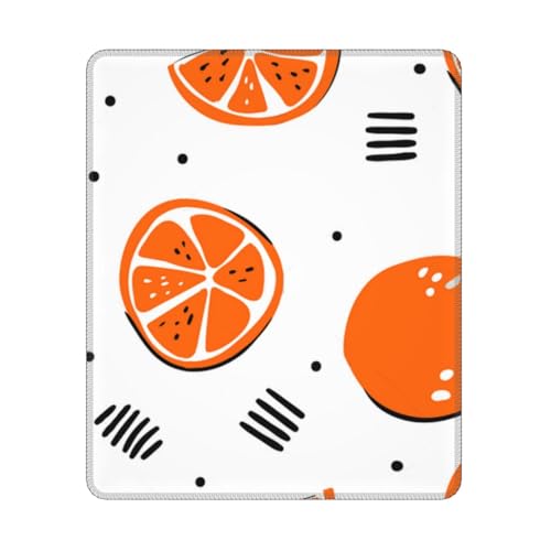 Hyaszst Orange Nordische Frucht, Quadratisches Mauspad, rutschfestes, wasserdichtes Mauspad Hyaszst Orange Nordische Frucht, Quadratisches Mauspad, rutschfestes, wasserdichtes Mauspad von Hyaszst