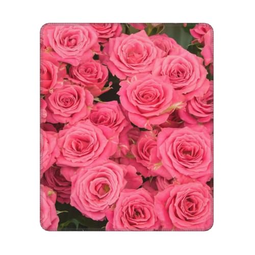Hyaszst Rosa Rose, Quadratisches Mauspad, rutschfestes, wasserdichtes Mauspad Hyaszst Rosa Rose, Quadratisches Mauspad, rutschfestes, wasserdichtes Mauspad von Hyaszst