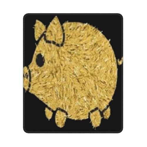 Hyaszst Süßes Schwein Kawaii Schweinchen, Quadratisches Mauspad, rutschfestes, wasserdichtes Mauspad Hyaszst Süßes Schwein Kawaii Schweinchen, Quadratisches Mauspad, rutschfestes, wasserdichtes Mauspad von Hyaszst