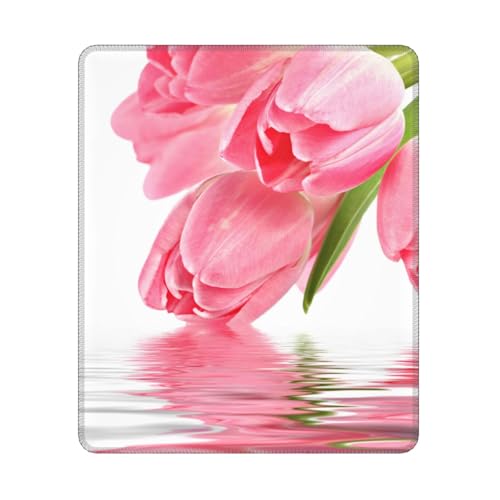 Hyaszst Tulpe Wasser-Effekt Frisch Schöne Blume Rosa, Quadratisches Mauspad, rutschfestes, wasserdichtes Mauspad Hyaszst Tulpe Wasser-Effekt Frisch Schöne Blume Rosa, Quadratisches Mauspad, rutschfestes, wasserdichtes Mauspad von Hyaszst