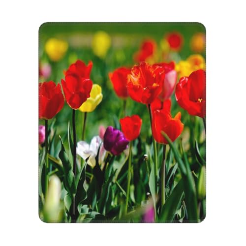 Hyaszst Tulpen, Quadratisches Mauspad, rutschfestes, wasserdichtes Mauspad Hyaszst Tulpen, Quadratisches Mauspad, rutschfestes, wasserdichtes Mauspad von Hyaszst