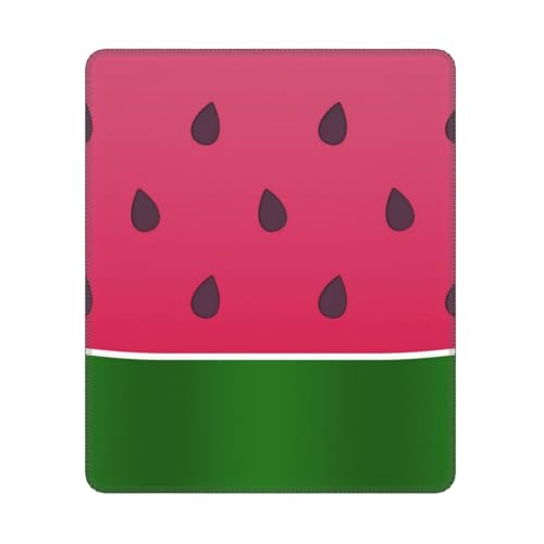 Hyaszst Wassermelone Obst Sommer, Quadratisches Mauspad, rutschfestes, wasserdichtes Mauspad Hyaszst Wassermelone Obst Sommer, Quadratisches Mauspad, rutschfestes, wasserdichtes Mauspad von Hyaszst