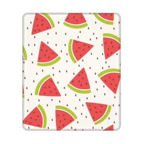 Hyaszst Wassermelonenmuster, Quadratisches Mauspad, rutschfestes, wasserdichtes Mauspad Hyaszst Wassermelonenmuster, Quadratisches Mauspad, rutschfestes, wasserdichtes Mauspad von Hyaszst