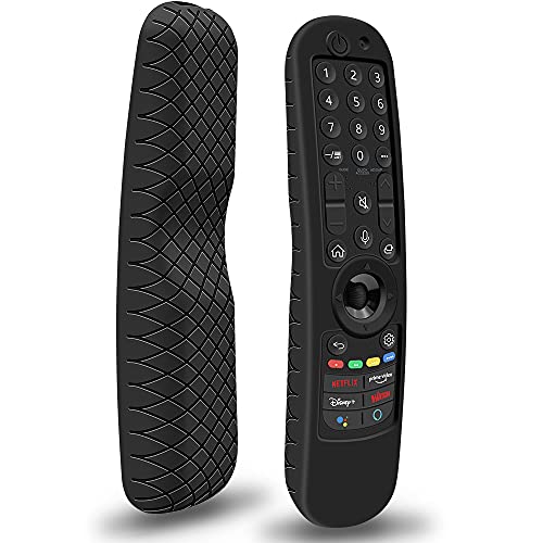 Silikon Hülle Schutzhülle für LG MR21GA MR21GC MR22GN MR22GA MR23GA MR24GA Magic Remote Fernbedienung mit NFC Cover Case Anti-Rutsch Stoßfest Silikonhülle für LG Smart TV Voice Remote Control(Schwarz) Silikon Hülle Schutzhülle für LG MR21GA MR21GC MR22GN MR22GA MR23GA MR24GA Magic Remote Fernbedienung mit NFC Cover Case Anti-Rutsch Stoßfest Silikonhülle für LG Smart TV Voice Remote Control(Schwarz) von Hydream