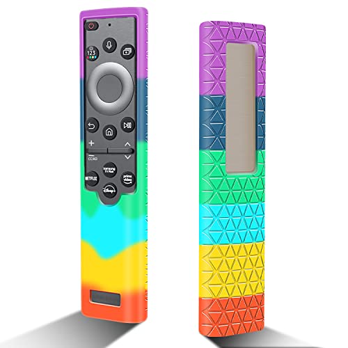 Silikon Schutzhülle für Samsung Solar Cell Fernbedienung BN59-01385 BN59-01386 Serie BN59-01391A Smart TVs Cover Case Anti-Rutsch Stoßfest Hülle für Samsung Neues Modell Remote Control 2022(Rainbow) Silikon Schutzhülle für Samsung Solar Cell Fernbedienung BN59-01385 BN59-01386 Serie BN59-01391A Smart TVs Cover Case Anti-Rutsch Stoßfest Hülle für Samsung Neues Modell Remote Control 2022(Rainbow) von Hydream