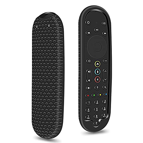 Silikon Schutzhülle für Sky Q Fernbedienung EC302 EC202 EC201 Smart TV Remote Control Anti-Rutsch Stoßfest Cover Case Hülle Silikonhülle für Sky Q 2021 Newest Bluetooth Voice Fernbedienungen (Schwarz) von Hydream