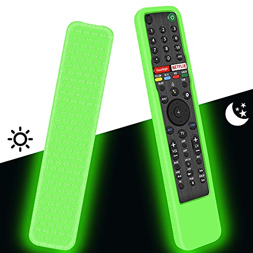 Silikone Schutzhülle für Sony Fernbedienung RMF-TX600E RMF-TX600U RMF-TX611 RMF-TX621U RMF-TX500E RMF-TX500U Remote Control Case Cover Silikonhülle Anti-Rutsch für Sony TV Fernbedienungen (Glow Green) Silikone Schutzhülle für Sony Fernbedienung RMF-TX600E RMF-TX600U RMF-TX611 RMF-TX621U RMF-TX500E RMF-TX500U Remote Control Case Cover Silikonhülle Anti-Rutsch für Sony TV Fernbedienungen (Glow Green) von Hydream