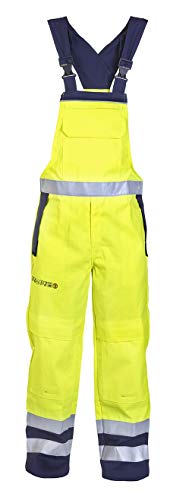Bib trouser FR/AS, yellow-navy von Hydrowear