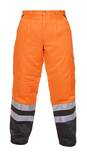 EN471-Wintertrouser, orange/black von Hydrowear