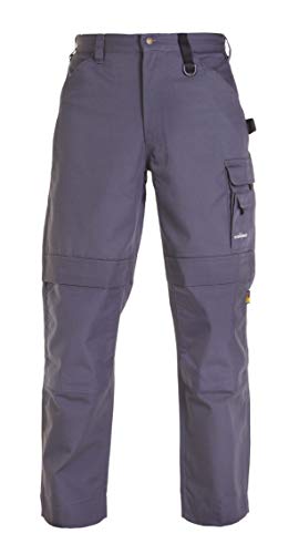 Hose, Canvas Grey, mit Kniebuchsen von Hydrowear