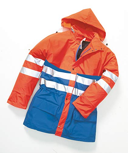 Hydrowear 016880RO Plains Parka, Königsblau/Hi-Vis-Orange, Größe L von Hydrowear