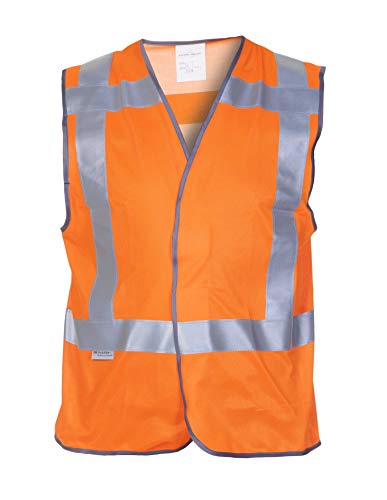 Hydrowear 017271FO Milston Hydromesh-Sicherheitsweste, Hi-Vis Orange, Größe 3XL von Hydrowear