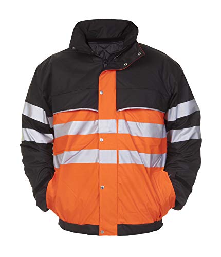 Hydrowear 017385BO Norwich Fliegerjacke, Orange/Schwarz, Größe M von Hydrowear