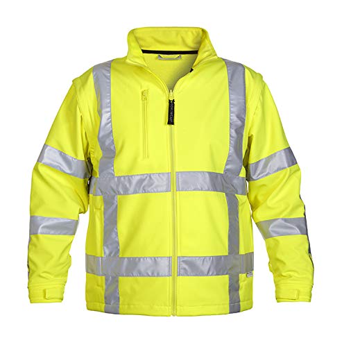 Hydrowear 04025980FY Toulon Soft Shell-Jacke Hi-Vis Gelb Größe 3XL von Hydrowear