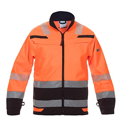 Hydrowear 04025985OB Telford Softshell-Jacke Orange/Schwarz Größe 4XL von Hydrowear