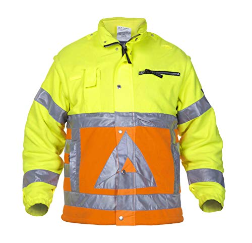 Hydrowear 04026004F Florence Thermoline-Fleece-Jacke Hi-Vis Gelb/Orange Größe L von Hydrowear