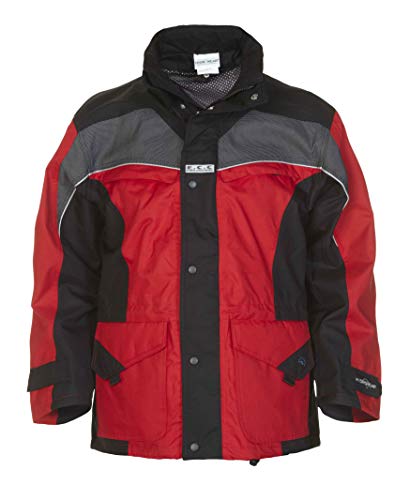 Hydrowear 04026014P Keulen Abnehmbarer Parka aus Toptex Schwarz/Rot Größe L von Hydrowear