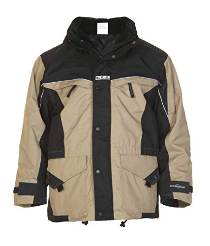 Hydrowear 04026028P Kleve Abnehmbarer Parka Khaki/Schwarz Größe M von Hydrowear