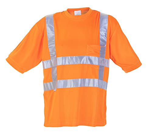 Hydrowear 040412FO Toscane Coolmax-T-Shirt Hi-Vis Orange Größe 3XL von Hydrowear