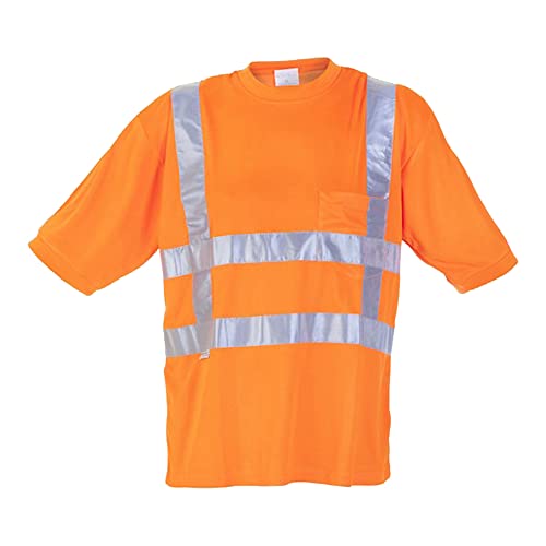 Hydrowear 040412FO Toscane Coolmax-T-Shirt Hi-Vis Orange Größe 4XL von Hydrowear
