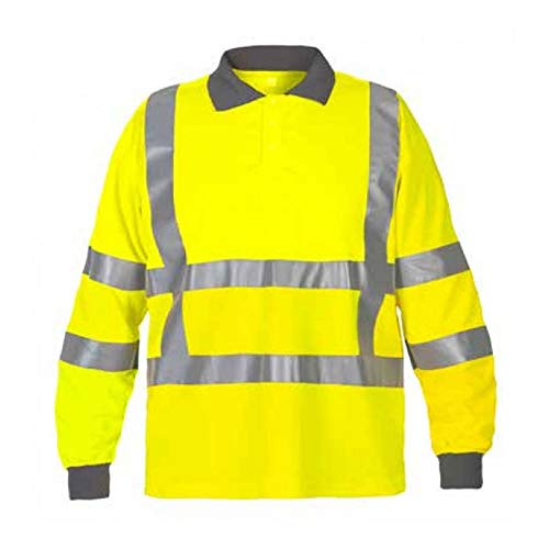 Hydrowear 040415FY Ter Apel Polohemd Hi-Vis Gelb Größe 5XL von Hydrowear
