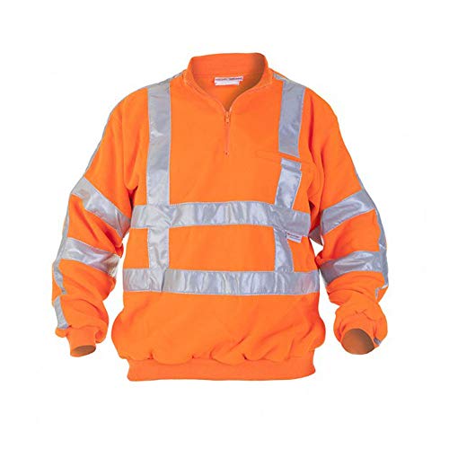 Hydrowear 040450OR Texel Fleece-Jacke Orange Größe 3XL von Hydrowear