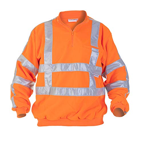 Hydrowear 040450OR Texel Fleece-Jacke Orange Größe L von Hydrowear
