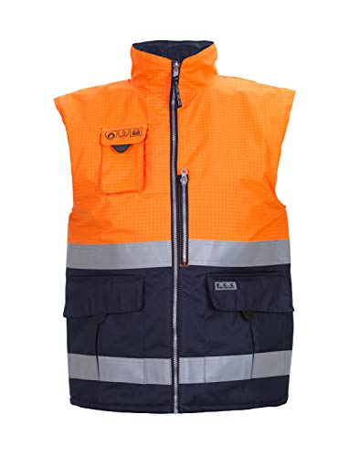 Hydrowear 043446ON METZ Körperwärmer, Fr Ast, Hallo-Vis Orange/Marineblau, Größe XXL von Hydrowear