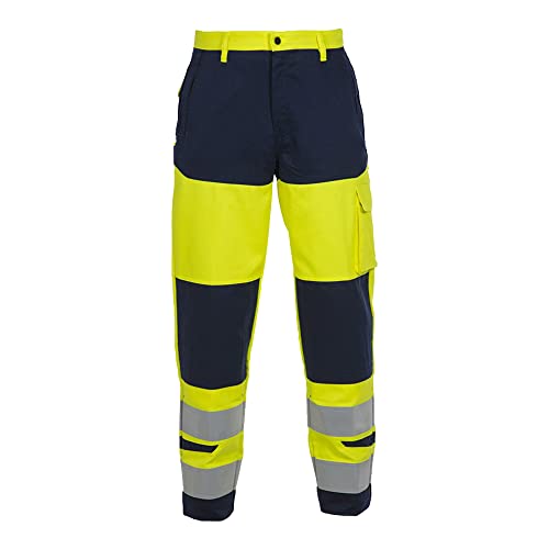 Hydrowear 043496YN Mendoza Hose 320gr Hi-Vis Gelb/Marine Größe 66 von Hydrowear