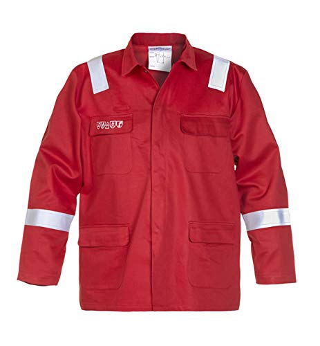 Hydrowear 043505RED Melk Arbeitsjacke FR/AS Rot Größe 48 von Hydrowear