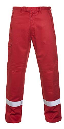 Hydrowear 043510RED Meddo Hose, Multi CVC - Offshore, Rot, Größe 52 von Hydrowear