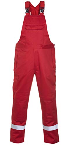 Hydrowear 043515RED Mal Lätzchen und Hosenträger FR/AS Rot Größe 46 von Hydrowear