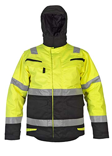 Hydrowear 043715YB Matlock Winter-Parka Gelb/Schwarz Größe 4XL von Hydrowear