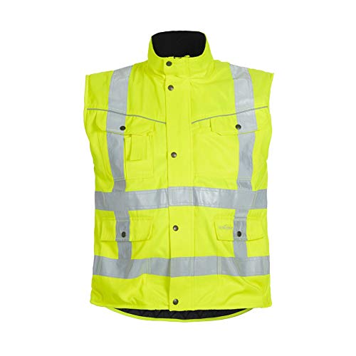 Hydrowear 049464FY-5XL AKEN Beaverline Bodywarmer, Yellow, Größe 5XL von Hydrowear