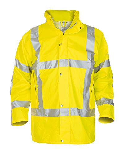 Hydrowear 065850FY Neer Regenmantel FR/AS RWS Hi-Vis Gelb Größe 3XL von Hydrowear