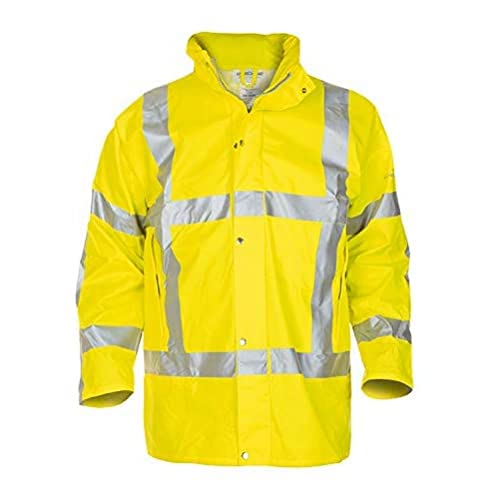 Hydrowear 065850FY Neer Regenmantel FR/AS RWS Hi-Vis Gelb Größe L von Hydrowear