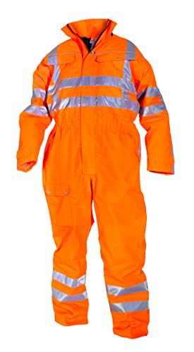 Hydrowear 072240FO Uelsen Winter-Overall Hi-Vis Orange Größe XXL von Hydrowear