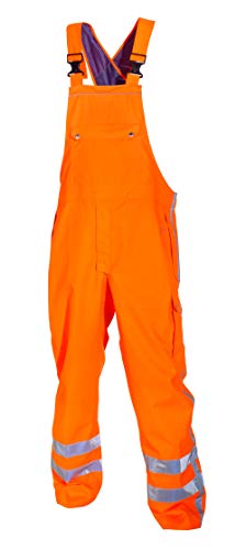 Hydrowear 072260FO Utting Lätzchen und Hosenträger Hi-Vis Orange Größe M von Hydrowear