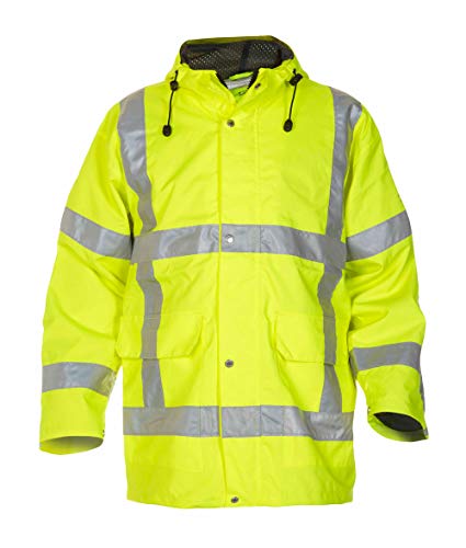 Hydrowear 072360FYP Uithoorn Abnehmbarer Parka 471 RWS Hi-Vis Gelb Größe 3XL von Hydrowear