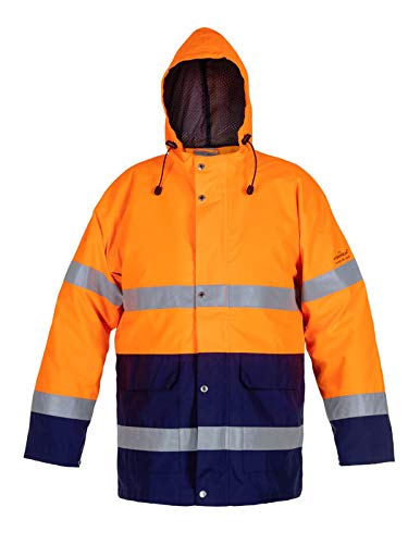 Hydrowear 072390ONP Unna Parka Orange/Marine Größe 4XL von Hydrowear