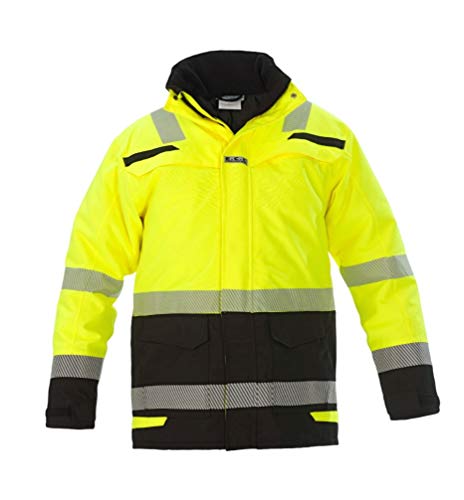 Hydrowear 072398YBP Uddel Abnehmbarer Parka Gelb/Schwarz Größe L von Hydrowear