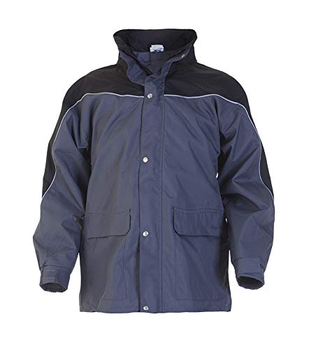 Hydrowear 072465GRIP Uitwijk Abnehmbarer Parka Grau/Schwarz Größe L von Hydrowear