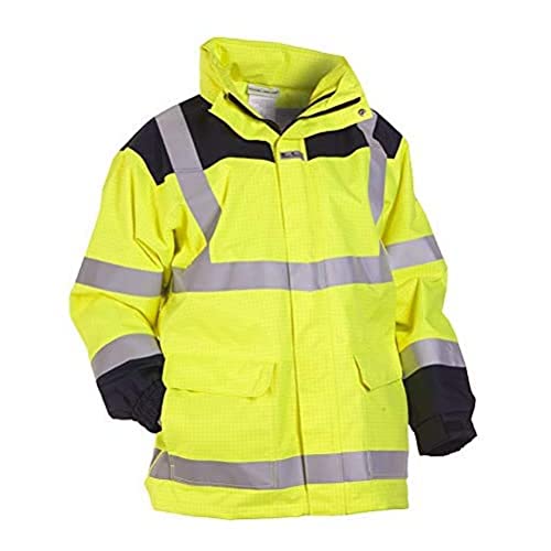 Hydrowear 073000YNP Maasdam Parka-Schale EN 471 ATEX Gelb/Marine Größe 4XL von Hydrowear