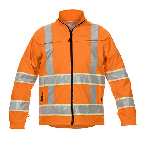 Hydrowear 131015FO Ingen Softshell-Jacke Hi-Vis Orange Größe XL von Hydrowear