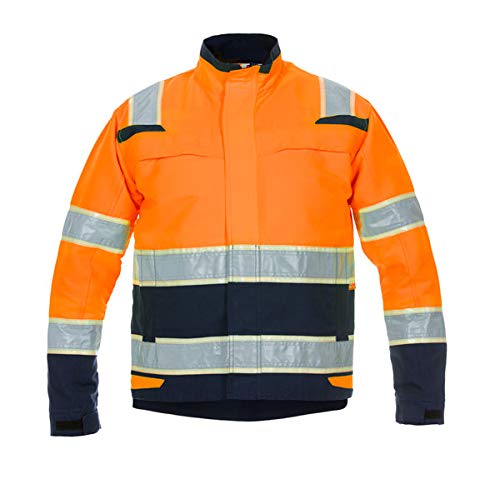 Hydrowear 131025ON Idro Sommer-Arbeitsjacke Orange/Marine Größe 46 von Hydrowear