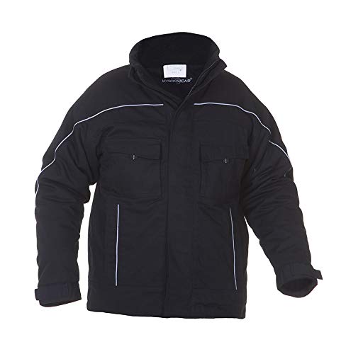 Hydrowear 42555 Rijswijk Segeltuch-Pilotenjacke Schwarz Größe S von Hydrowear