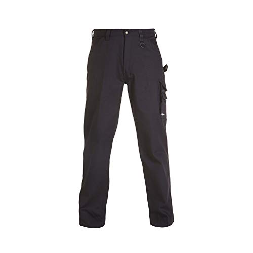 Hydrowear 42804-56S ROOSENDAAL Constructorline Bundhose, Black, Größe 56/S von Hydrowear